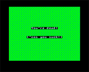 Grime Z80 - Screenshot - Game Over Image