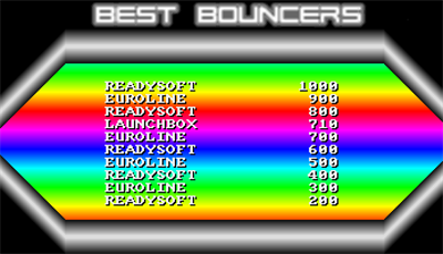 Cosmic Bouncer - Screenshot - High Scores Image