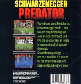 Predator - Box - Back Image