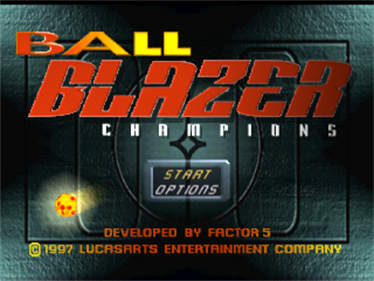 Ballblazer Champions - Screenshot - Game Title Image