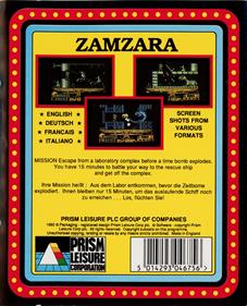 Zamzara - Box - Back Image