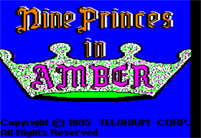 Nine Princes in Amber - Screenshot - Game Title Image