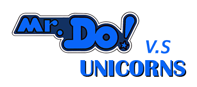 Mr. Do! vs Unicorns - Clear Logo Image