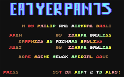 Eat Yer Pants - Screenshot - Game Title Image