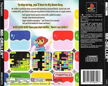 Mr. Driller - Box - Back Image