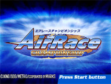 AirRace Championship - Screenshot - Game Title Image