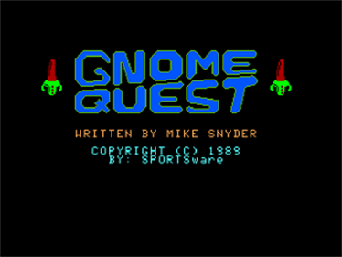 Gnome Quest - Screenshot - Game Title Image