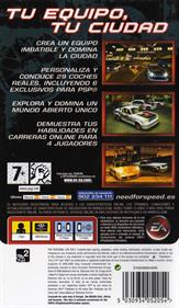 Need for Speed: Carbon: Own the City - Box - Back Image