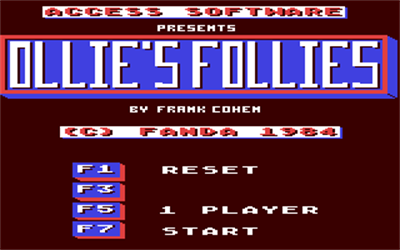 Ollie's Follies - Screenshot - Game Title Image