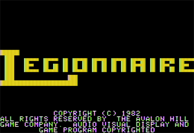 Legionnaire - Screenshot - Game Title Image
