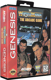 WWF WrestleMania: The Arcade Game - Box - 3D Image