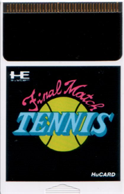 Final Match Tennis - Cart - Front Image