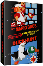 Super Mario Bros. / Duck Hunt - Box - 3D Image