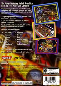 Pinball Hall of Fame: The Williams Collection - Box - Back Image