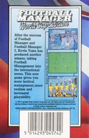 Football Manager: World Cup Edition - Box - Back Image