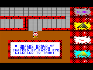 A Mazing World of Malcom Mortar - Screenshot - Game Title Image