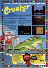 Croaker - Advertisement Flyer - Front Image