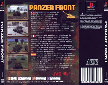 Panzer Front - Box - Back Image