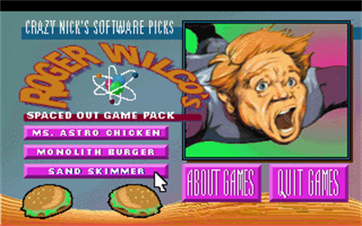 Crazy Nicks Software Picks: Roger Wilco's Spaced Out Game Pack - Screenshot - Game Title Image