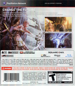 Final Fantasy XIII-2 - Box - Back Image