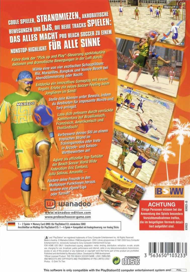 Pro Beach Soccer ROM & ISO - PS2 Game