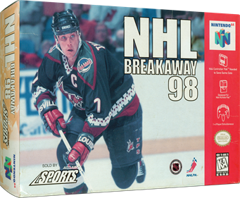 NHL Breakaway 98 - Box - 3D Image