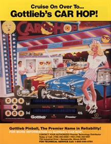 Car Hop - Advertisement Flyer - Front Image