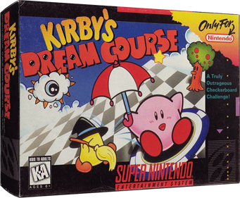 Kirby's Dream Course - Box - 3D Image