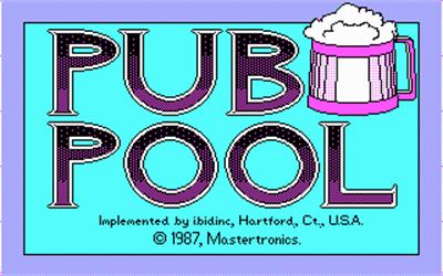 Pub Pool - Screenshot - Game Title Image