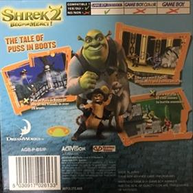 Shrek 2: Beg for Mercy! - Box - Back Image