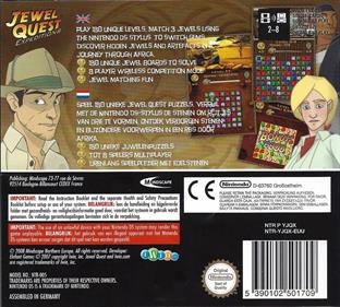 Jewel Quest: Expeditions - Box - Back Image