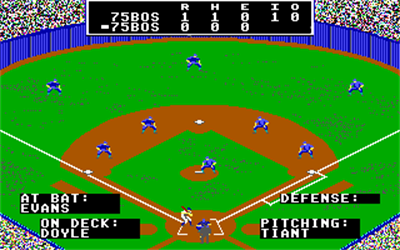 MicroLeague Baseball II - Screenshot - Gameplay Image