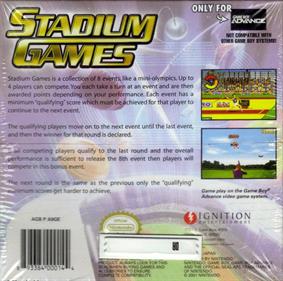 Stadium Games - Box - Back Image