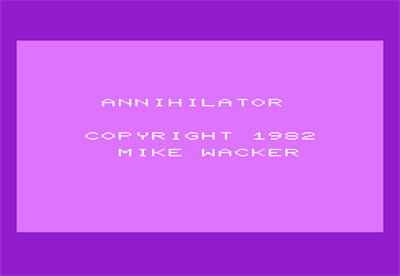 Annihilator - Screenshot - Gameplay