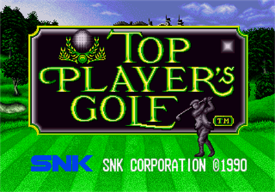 Top Player's Golf - Screenshot - Game Title Image