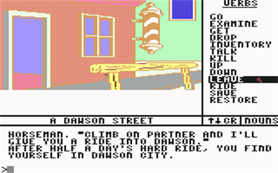 Gunslinger (Datasoft) - Screenshot - Gameplay Image