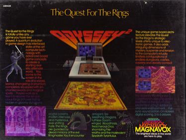 The Quest for the Rings - Box - Back Image