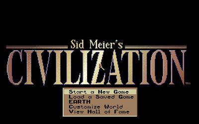 Sid Meier's Civilization - Screenshot - Game Title Image