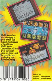 World Soccer - Box - Back Image