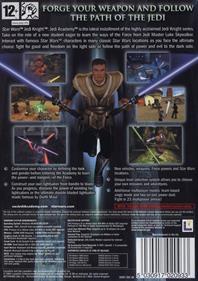Star Wars: Jedi Knight: Jedi Academy - Box - Back Image