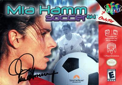 Mia Hamm Soccer 64 - Box - Front Image