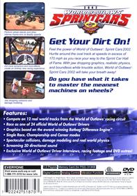 World of Outlaws: Sprint Cars 2002 - Box - Back Image
