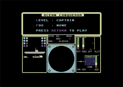 Ocean Conqueror - Screenshot - Game Select Image