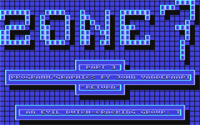 Zone 7: Part 3 - Screenshot - Game Title Image
