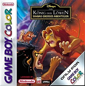 The Lion King: Simba's Mighty Adventure Images - LaunchBox Games Database