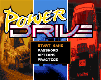 Power Drive - Screenshot - Game Title Image