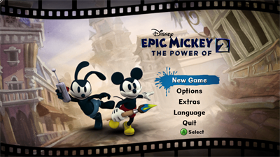 Epic Mickey 2: The Power of Two - Screenshot - Game Select Image