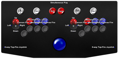 Silk Worm - Arcade - Controls Information Image