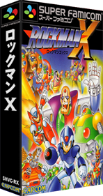 Mega Man X - Box - 3D Image