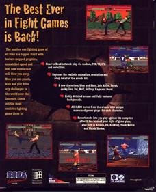 Virtua Fighter 2 - Box - Back Image